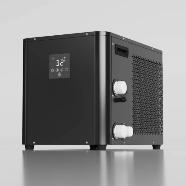 ISBAD Chiller Max – kraftfull kylare för isbad och kallbad, vy från sidan